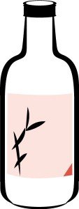 a bottle of soju