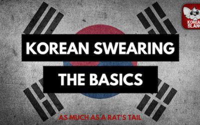 SWEARING IN KOREAN – SHHH(IBAL)! ~씨발🤬